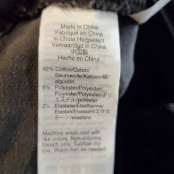 Madewell Curvy High-Rise Skinny Jeans in Black Sea plus size 37 Petite 24 - Picture 9 of 11